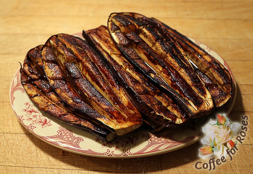 I brushed the eggplant with a little more barbeque sauce just before serving. 