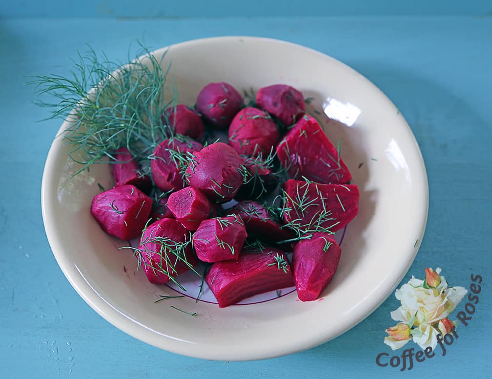 These beets are good when served warm, room temperature or cold.