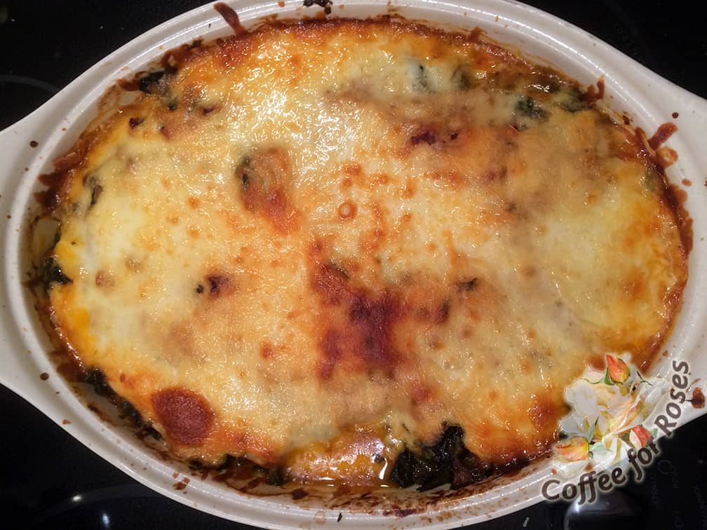 Remove and serve! This is one of those dishes that actually improves in flavor if you make it the day before. It could be baked for about 30 minutes and then re-heated with the cheese added in the last ten minutes if you'd like to prepare this casserole in advance. 